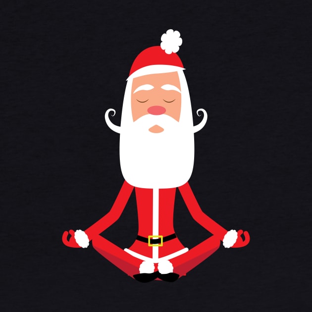 Yoga Santa by thedysfunctionalbutterfly